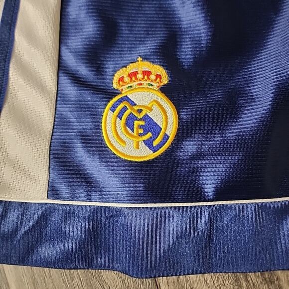 1998-1999 Vintage Real Madrid Adidas Shorts New With Tag Size XL - Picture 2 of 5